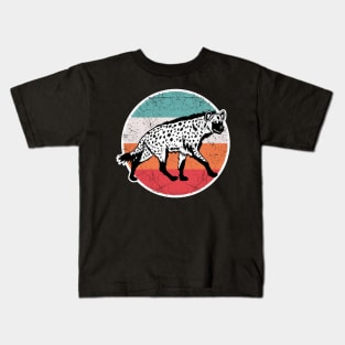 Vintage Retro Hyena Kids T-Shirt